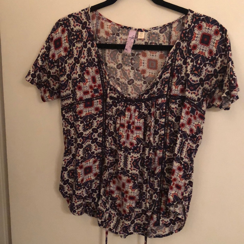 printed blouse